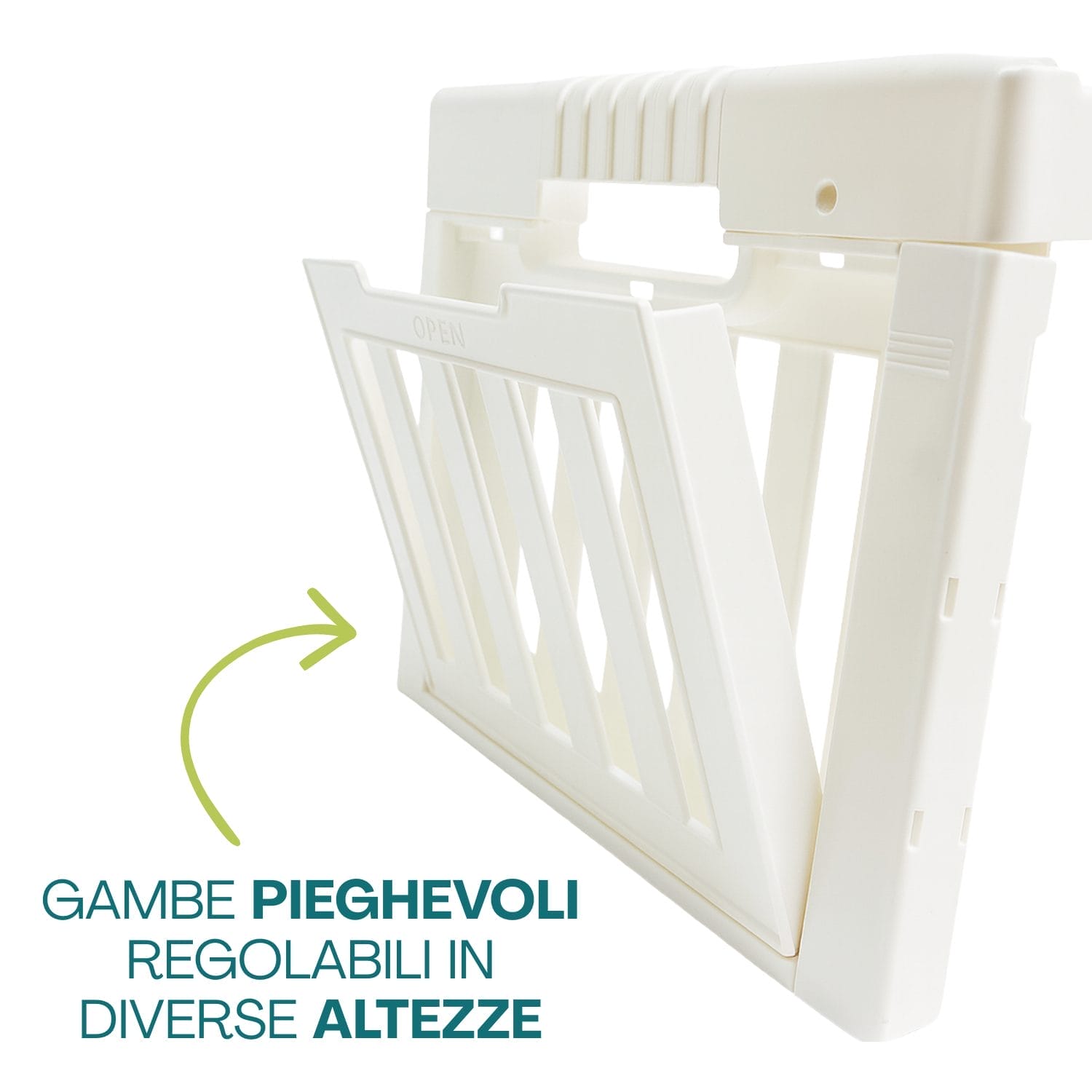 vassoio bianco multifunzione portariviste Gambe pieghevoli regolabili del vassoio da letto per diverse altezze