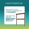 zanzariera a rullo marrone caratteristiche Zanzariera a rullo marrone con telaio e cassonetto in alluminio