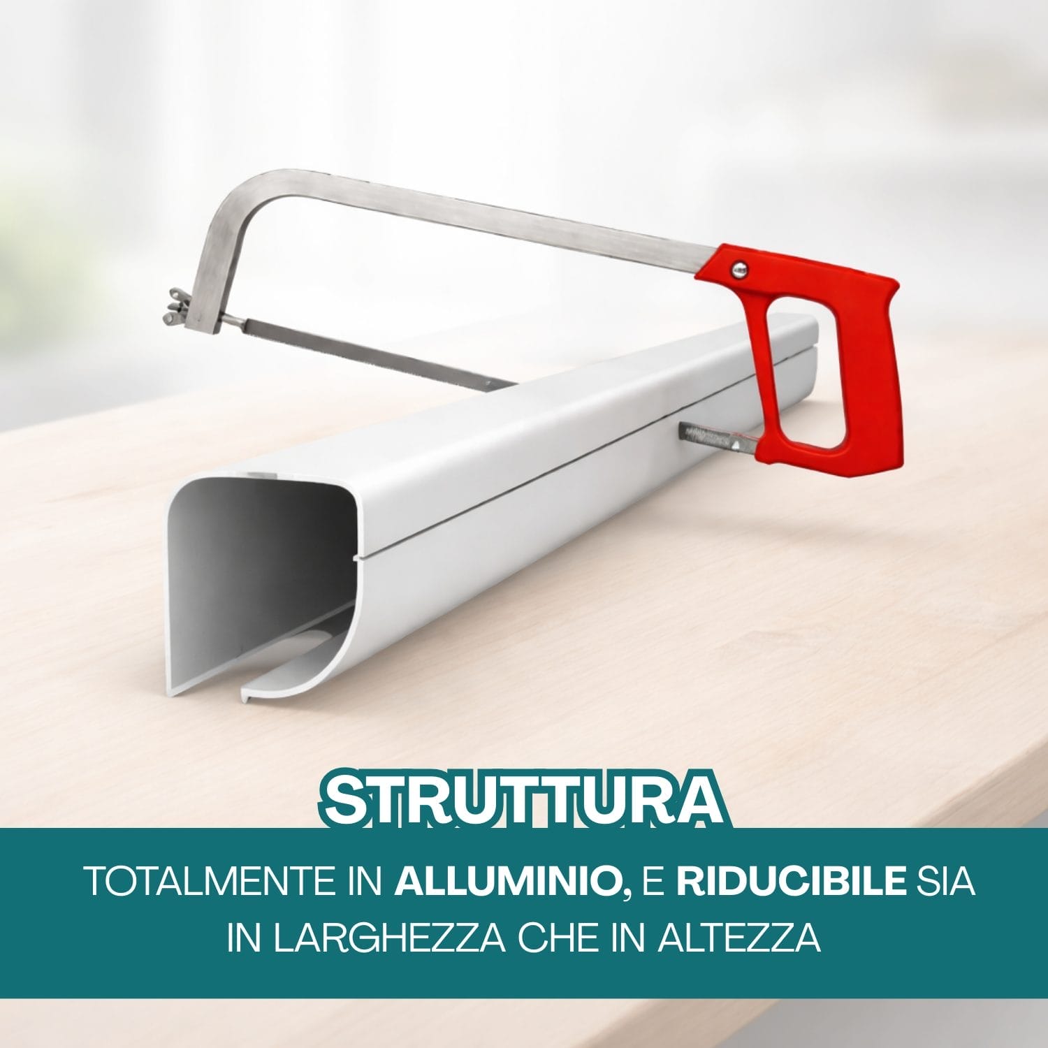 zanzariera avvolgibile laterale bianca struttura