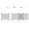 zanzariera estensibile misure Zanzariera estensibile universale 50x70-132 cm facile montaggio