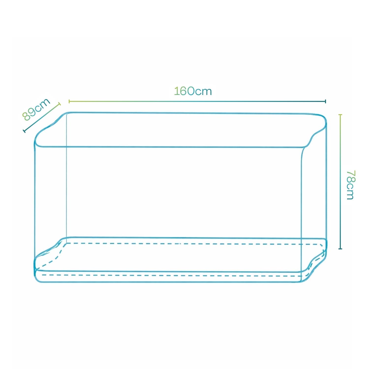 Zanzariera universale 160x89x78 cm per culla con rete anti insetti