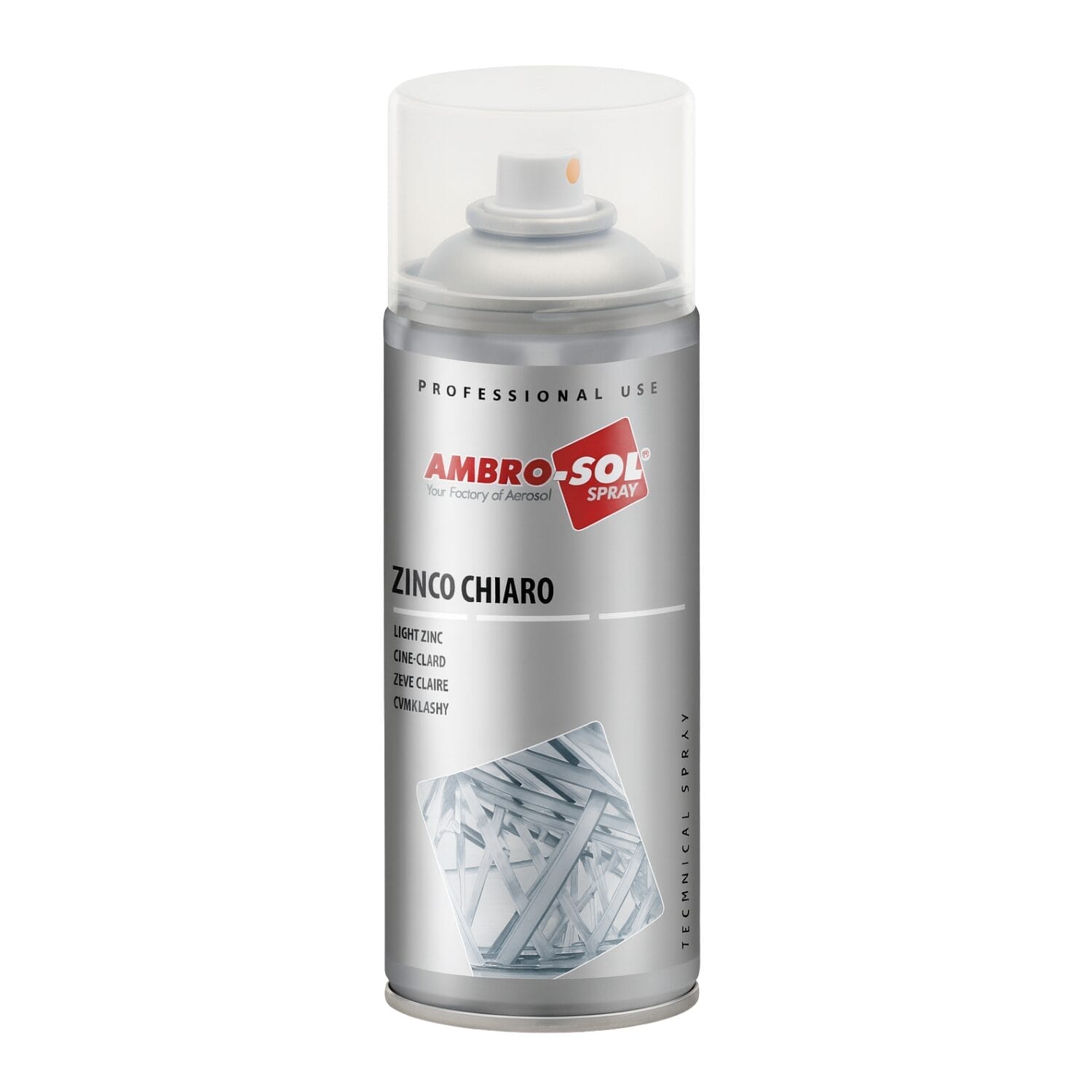 Bomboletta spray zinco chiaro 400 ml protettivo antiruggine e antiossidante